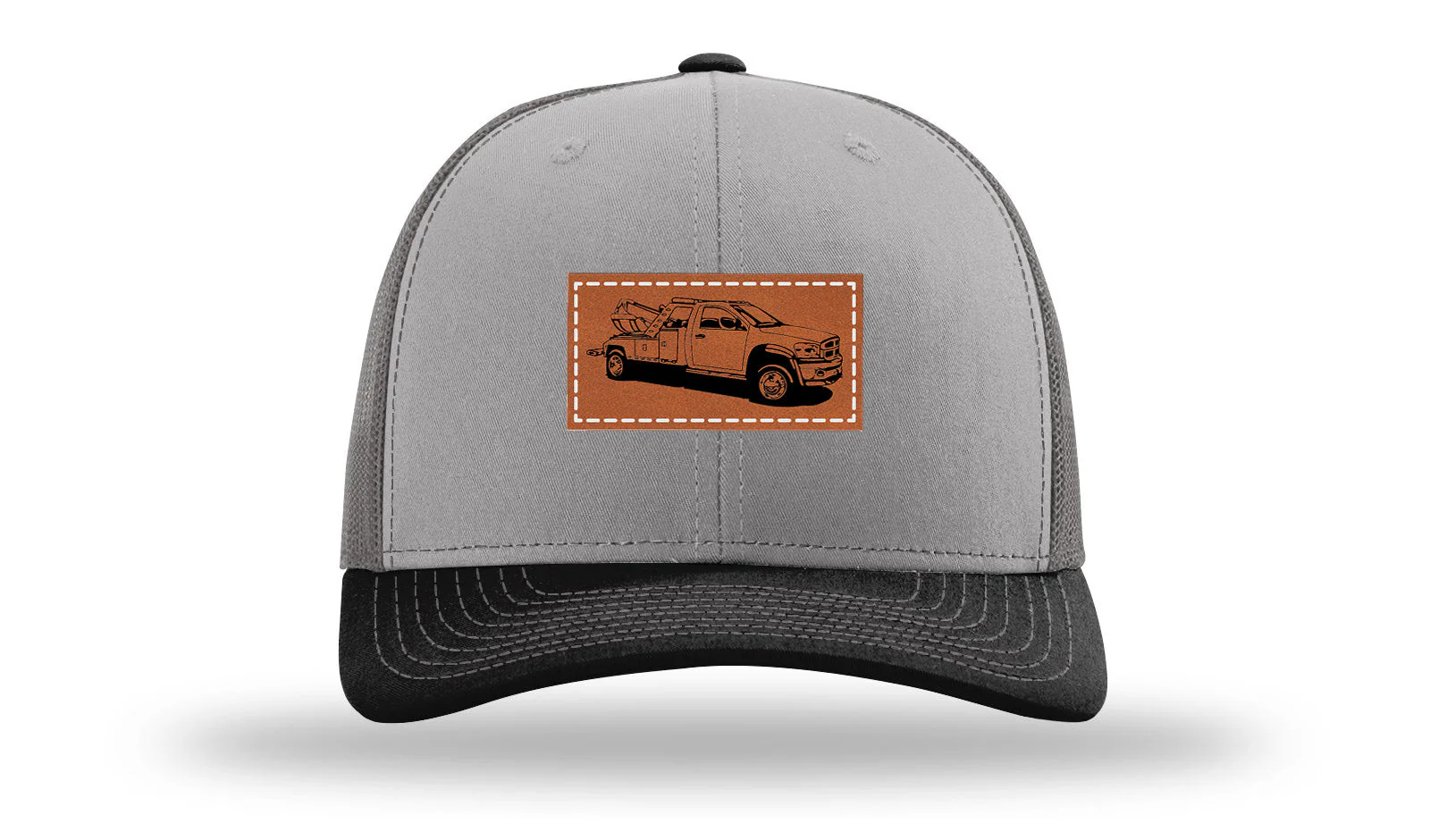 Tow Truck Leather Patch Richardson 112 Hat - Image 36