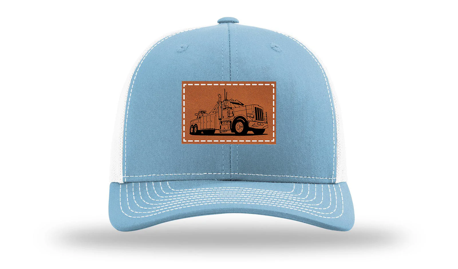 Tow Truck 2 Leather Patch Richardson 112 Hat - Image 19