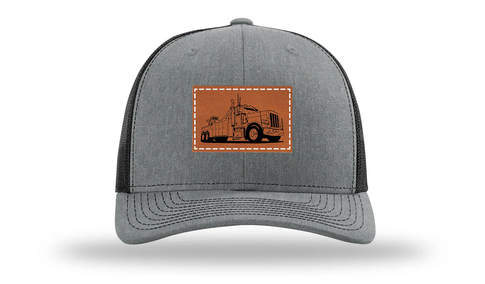 Tow Truck 2 Leather Patch Richardson 112 Hat - Image 20