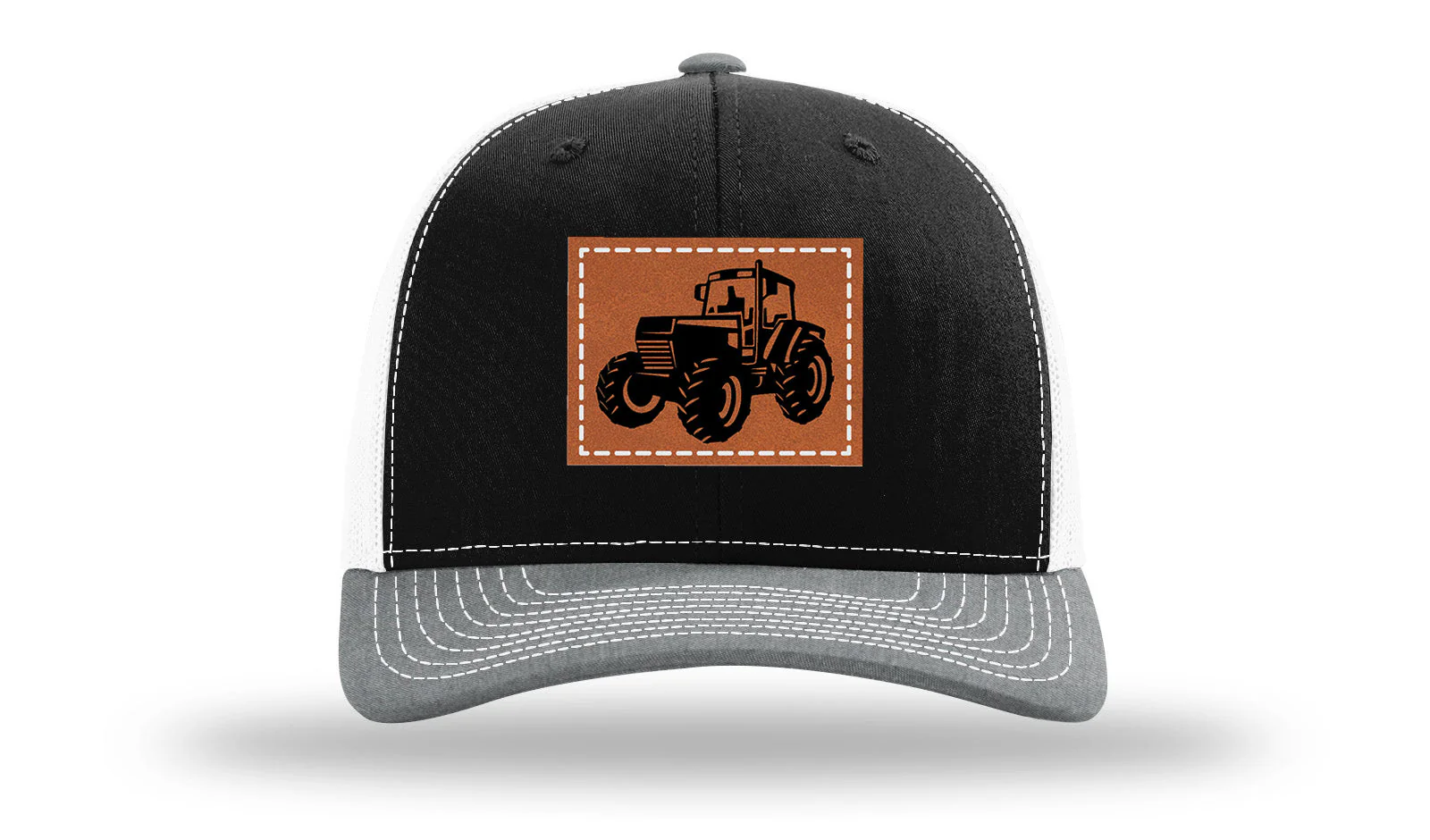 Tractor Leather Patch Richardson 112 Hat - Image 33