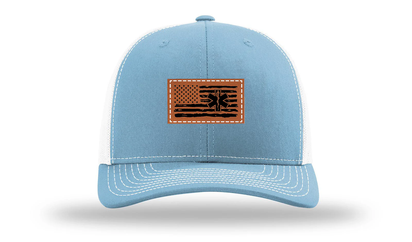 EMS Flag Leather Patch Richardson 112 Hat - Image 19
