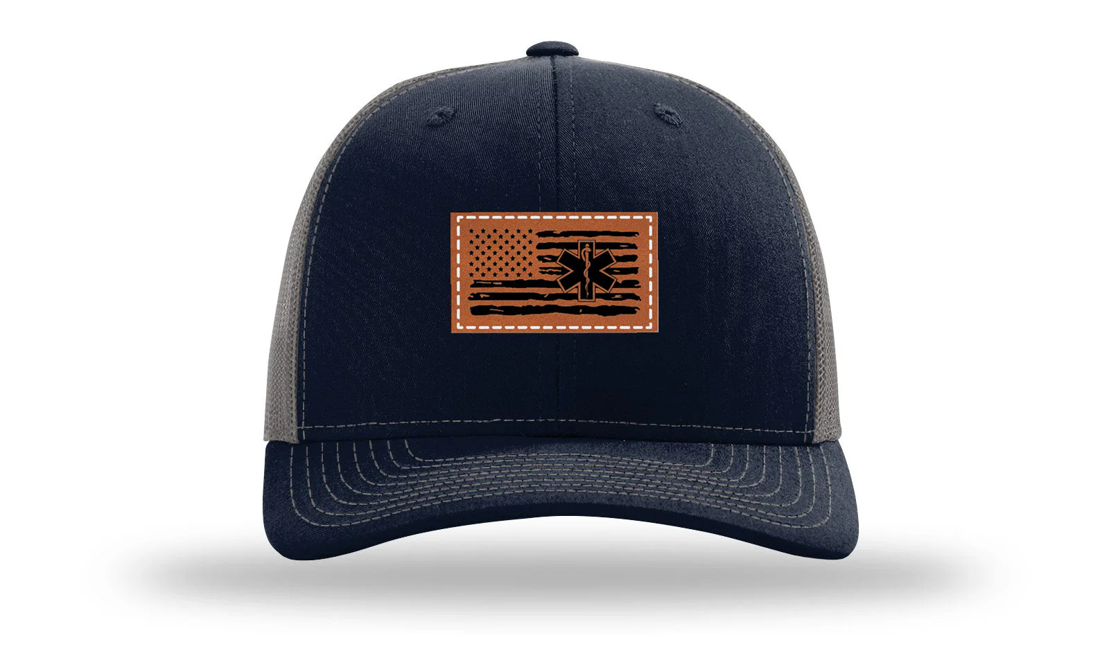 EMS Flag Leather Patch Richardson 112 Hat - Image 27
