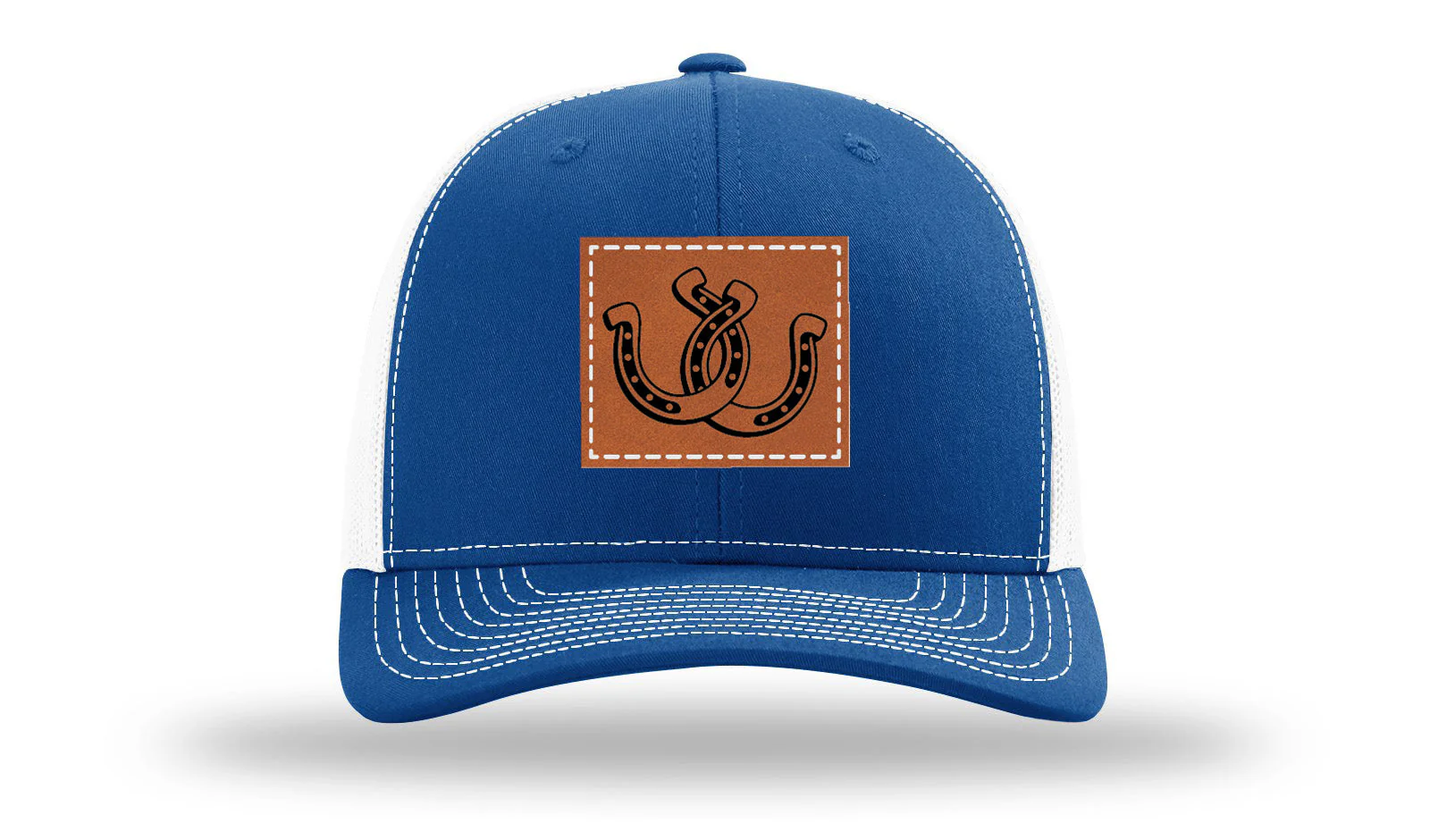 Horseshoes Leather Patch Richardson 112 Hat - Image 32