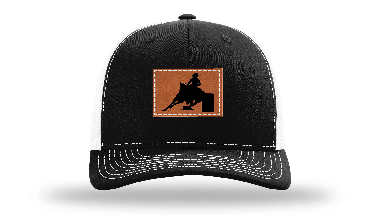 Barrel Racer Leather Patch Richardson 112 Hat - Image 7