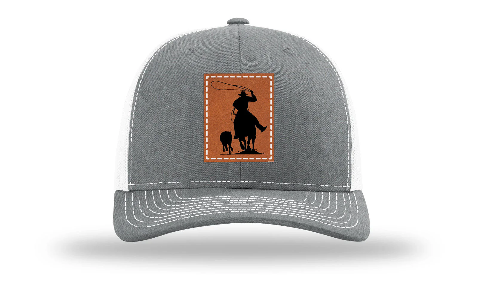 Calf Roper Leather Patch Richardson 112 Hat - Image 21