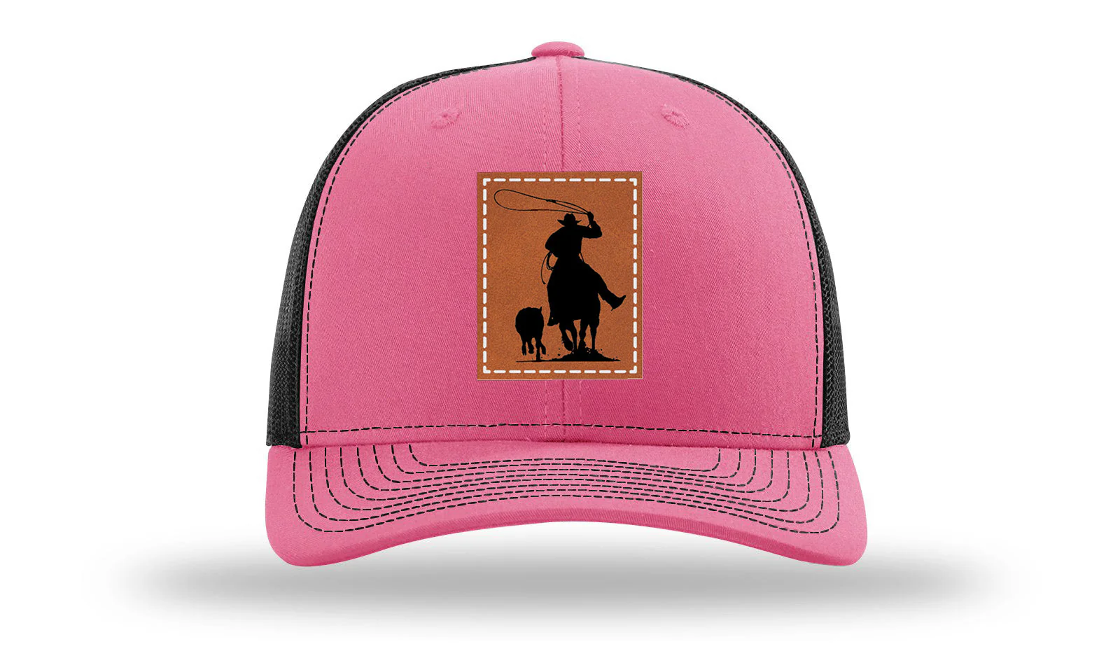 Calf Roper Leather Patch Richardson 112 Hat - Image 22
