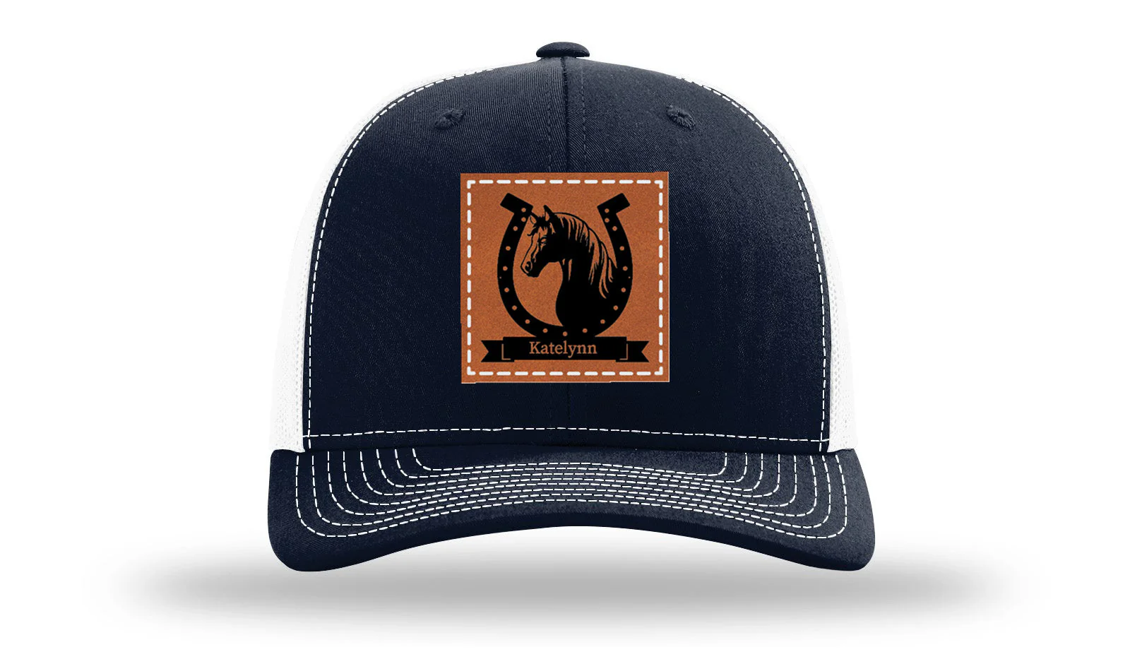 Horseshoe Banner Leather Patch Richardson 112 Hat - Image 28