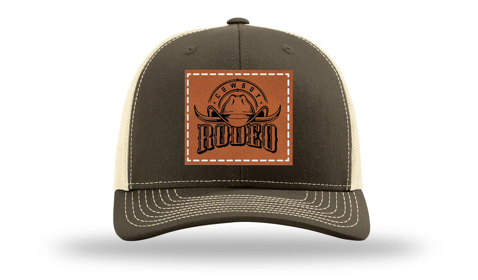 Rodeo Cowboy Leather Patch Richardson 112 Hat - Image 17