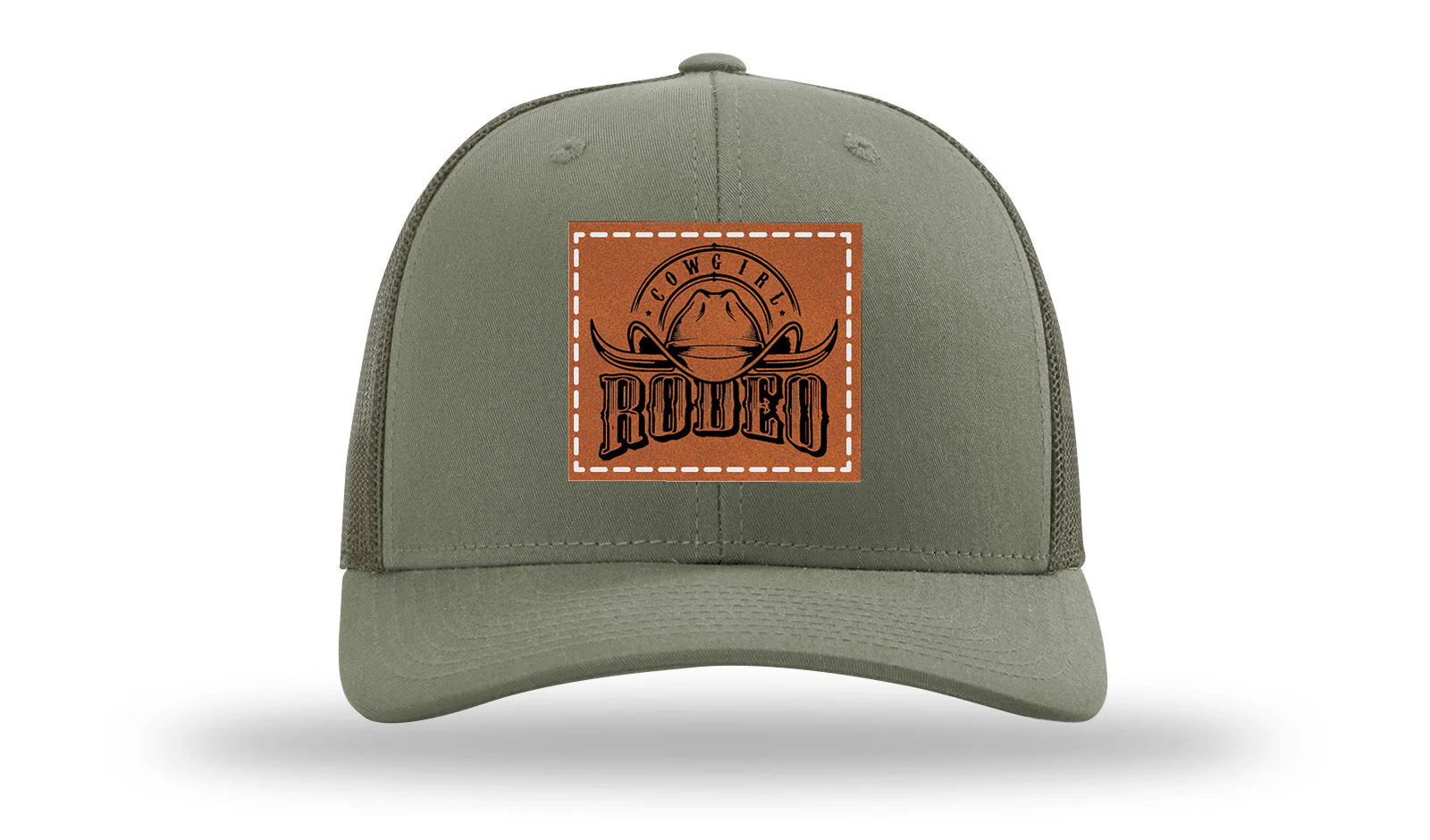 Rodeo Cowgirl Leather Patch Richardson 112 Hat - Image 3