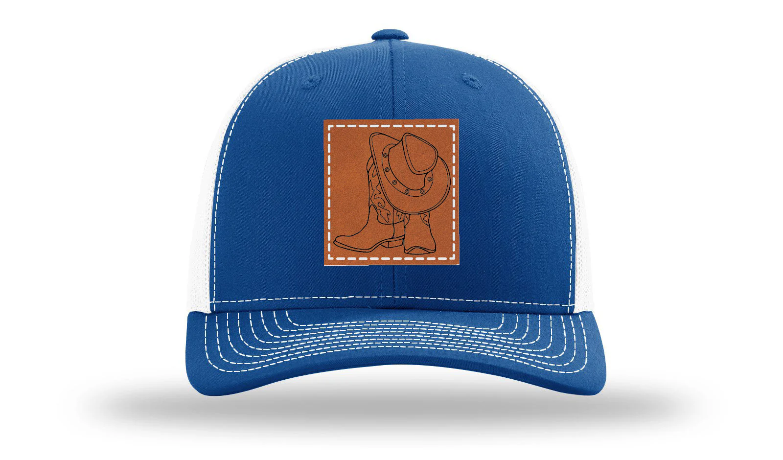 Cowboy Boots and Hat Leather Patch Richardson 112 Hat - Image 32