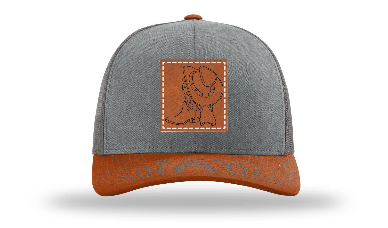 Cowboy Boots and Hat Leather Patch Richardson 112 Hat - Image 39