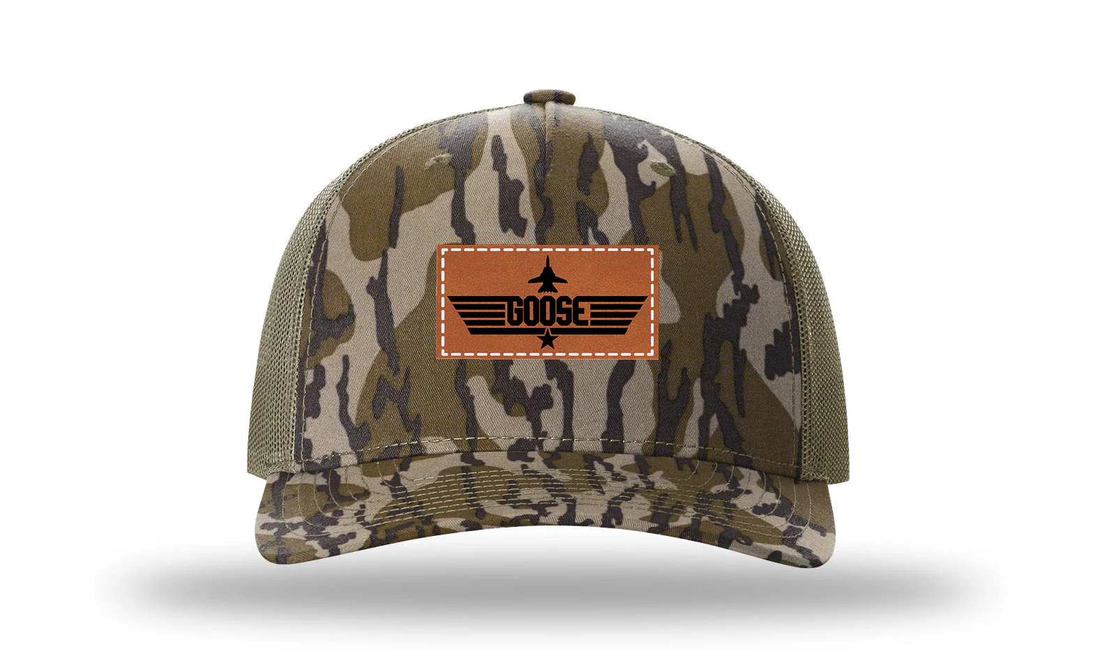 Goose Leather Patch Richardson 112PFP Hat - Image 12