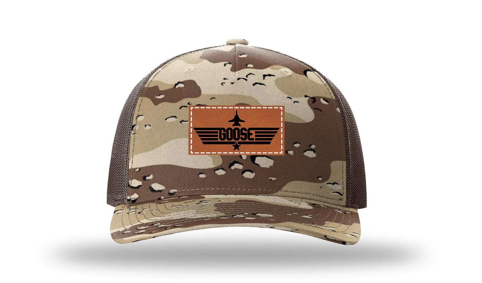 Goose Leather Patch Richardson 112PFP Hat - Image 5