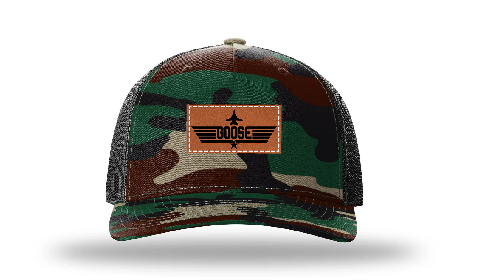 Goose Leather Patch Richardson 112PFP Hat - Image 6