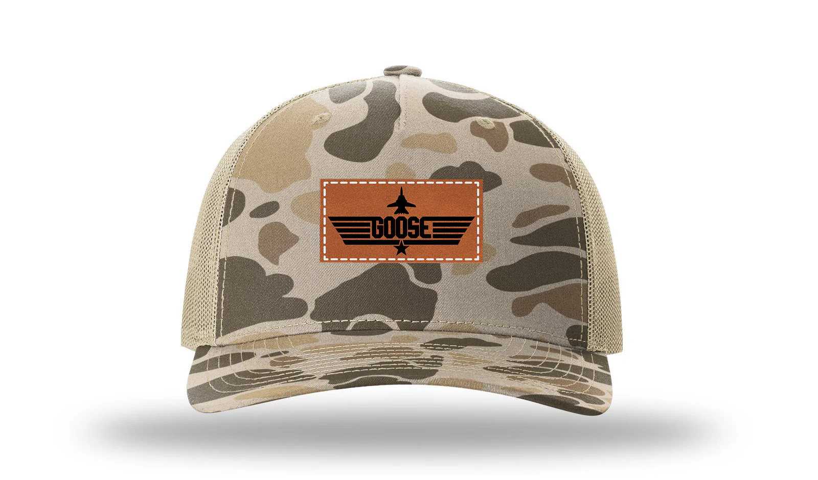 Goose Leather Patch Richardson 112PFP Hat - Image 8