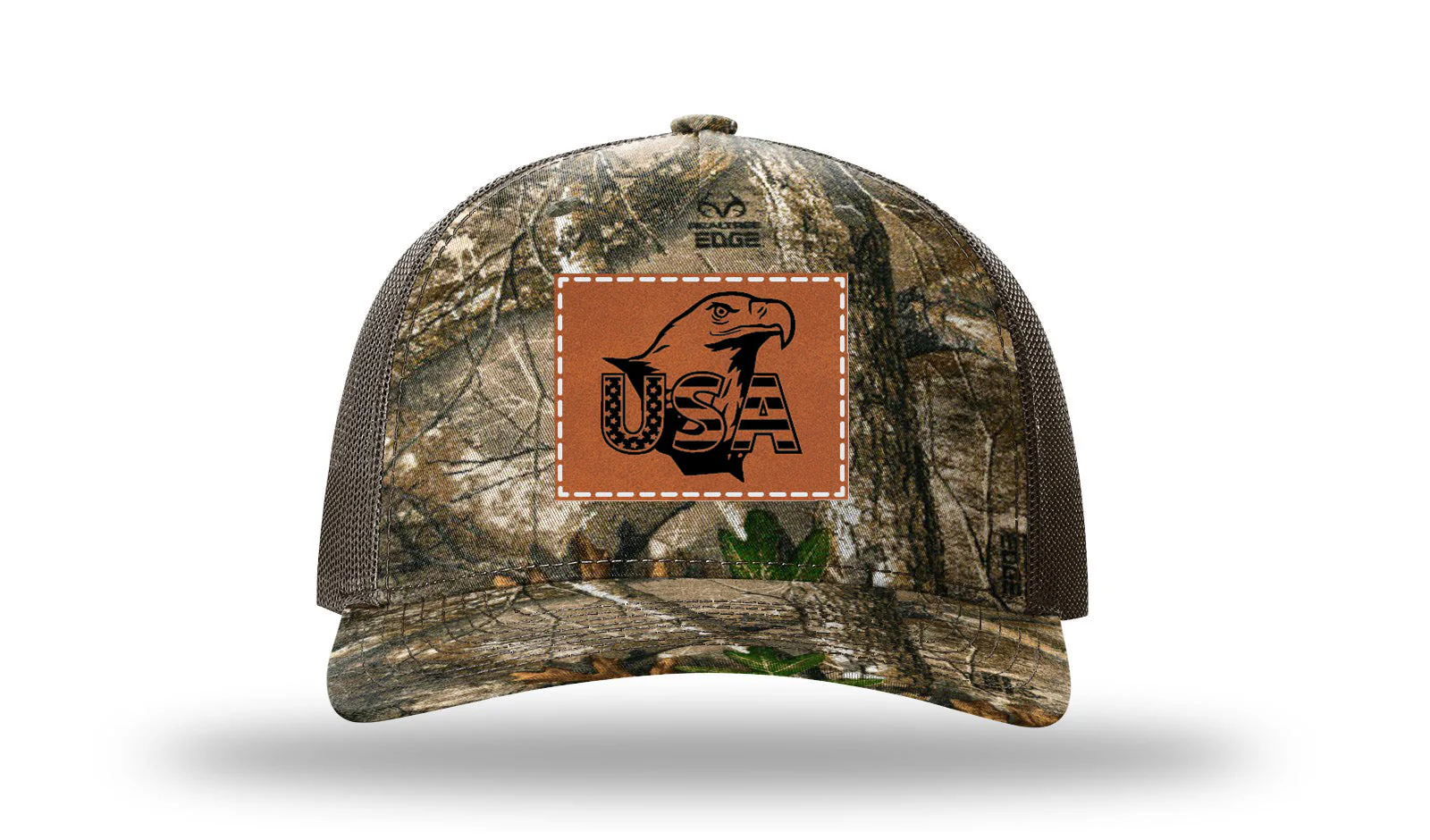 USA Eagle Leather Patch Richardson 112PFP Hat - Image 13