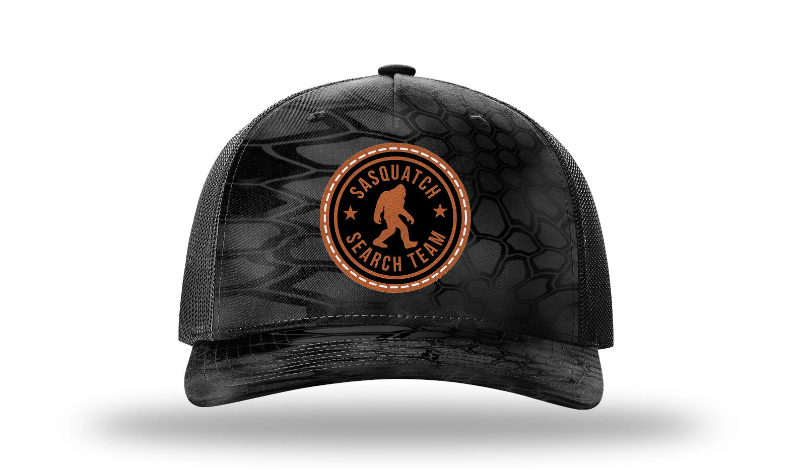 Sasquatch Search Team Leather Patch Richardson 112PFP Hat - Image 10