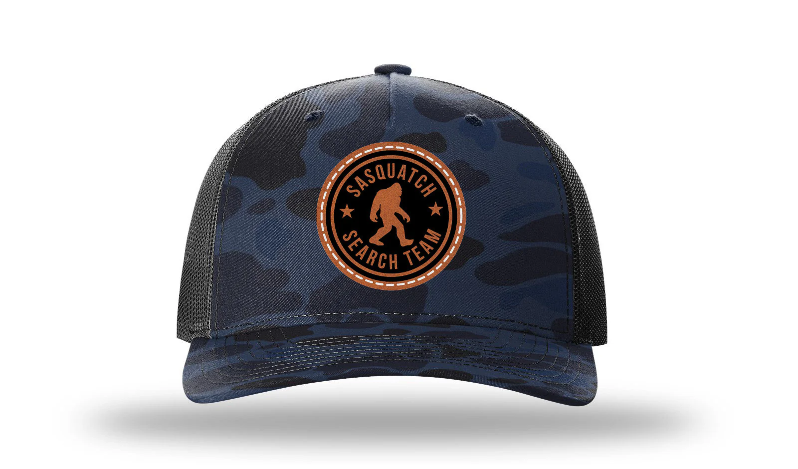 Sasquatch Search Team Leather Patch Richardson 112PFP Hat - Image 11