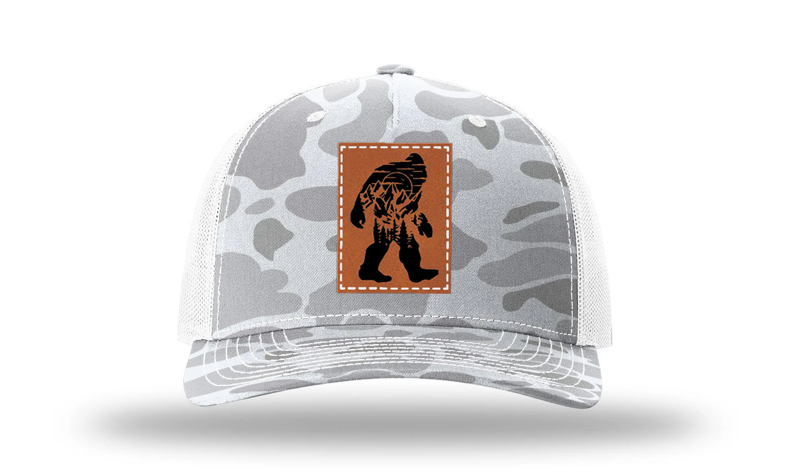 Sasquatch Leather Patch Richardson 112PFP Hat - Image 4