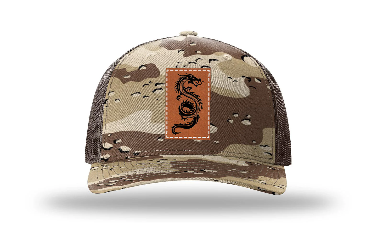 Dragon Leather Patch Richardson 112PFP Hat - Image 5