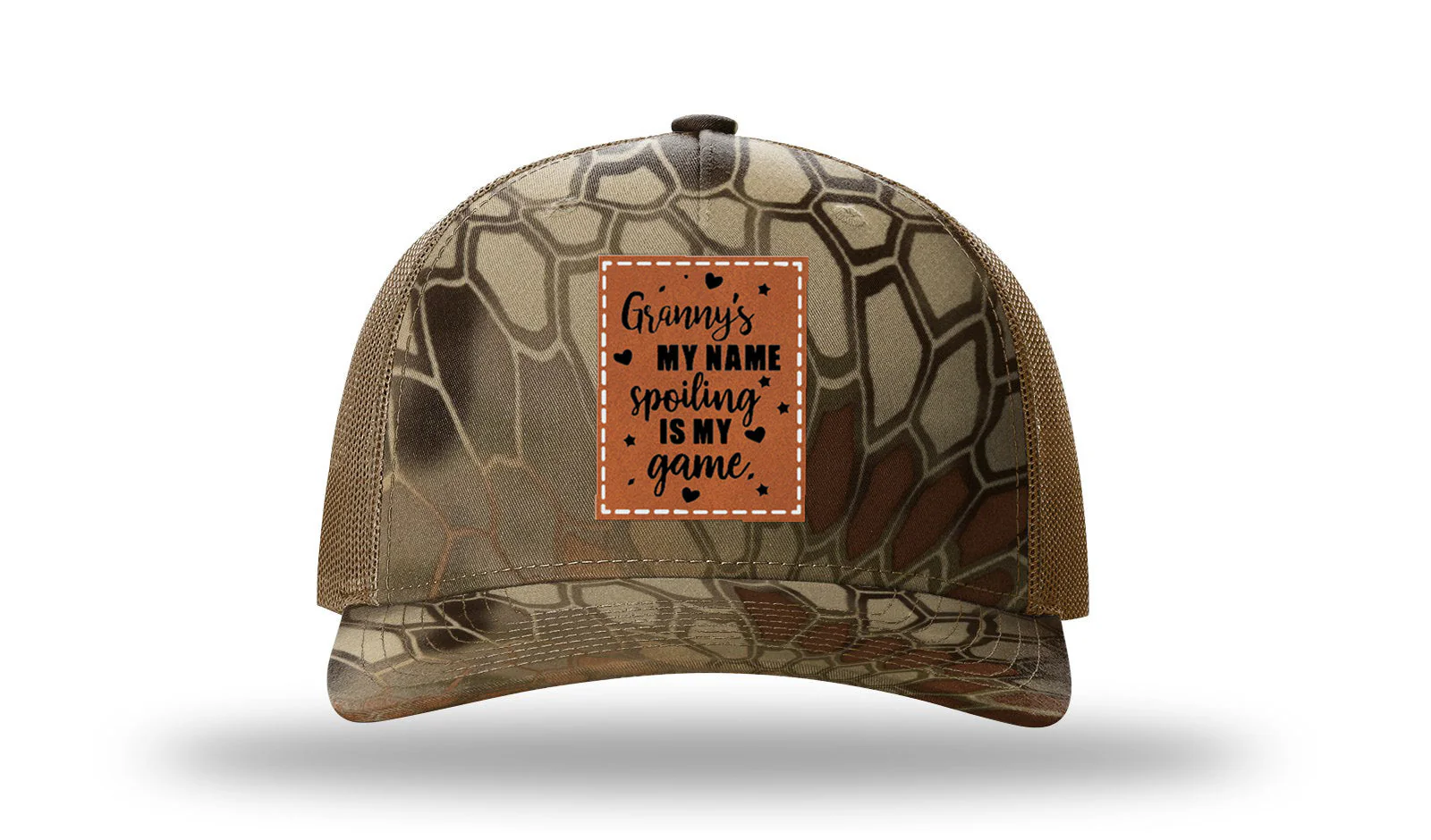 Granny's My Name Leather Patch Richardson 112PFP Hat - Image 9