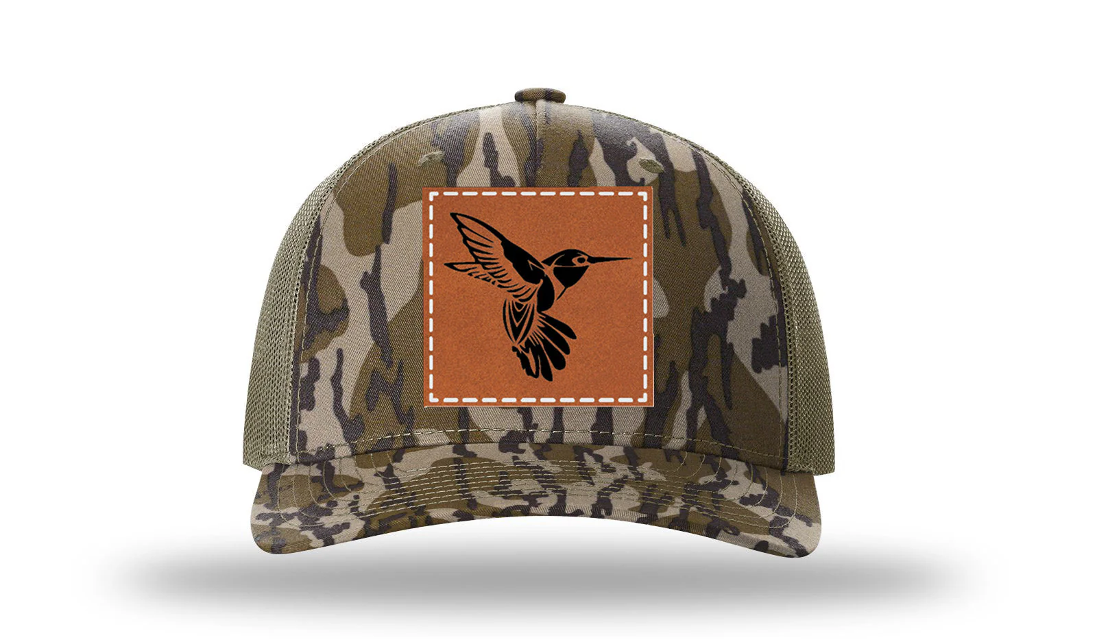 Hummingbird Leather Patch Richardson 112PFP Hat - Image 12
