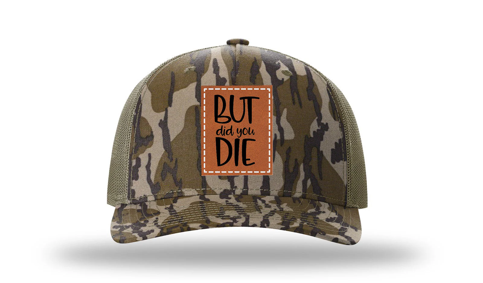 But Did You Die Leather Patch Richardson 112PFP Hat - Image 12