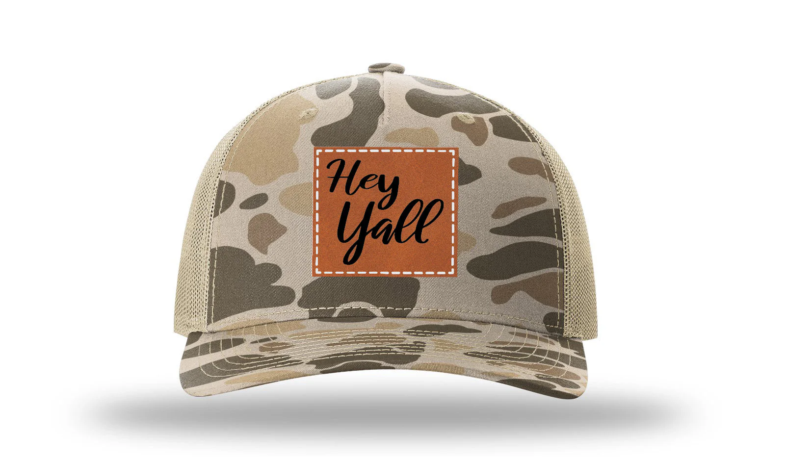 Hey Yall  Leather Patch Richardson 112PFP Hat - Image 8