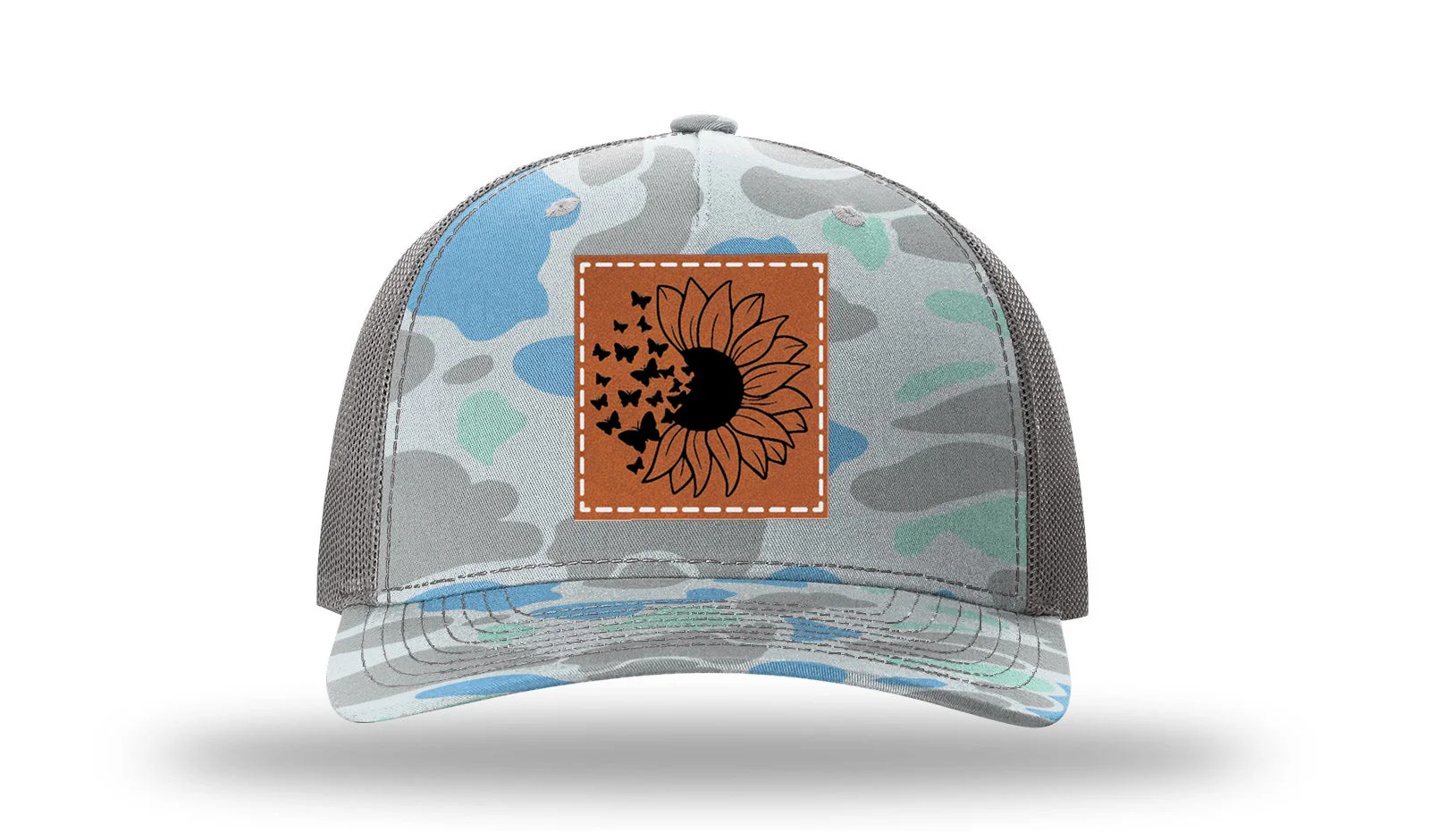 Like A Wildflower Leather Patch Richardson 112PFP Hat - Image 16