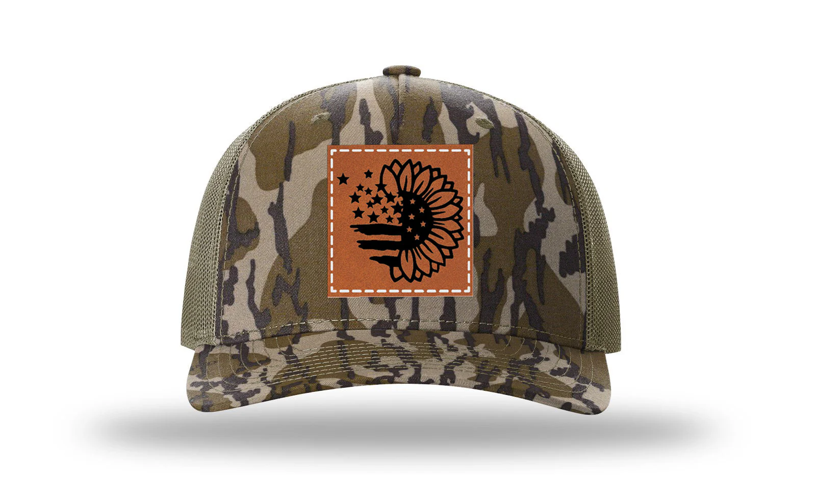 Sunflower Flag Leather Patch Richardson 112PFP Hat - Image 12