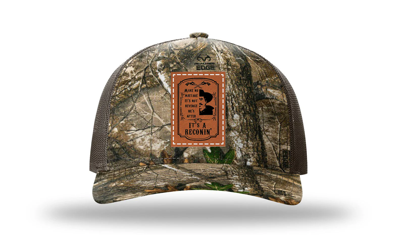 It's A Reconin' Leather Patch Richardson 112PFP Hat - Image 12