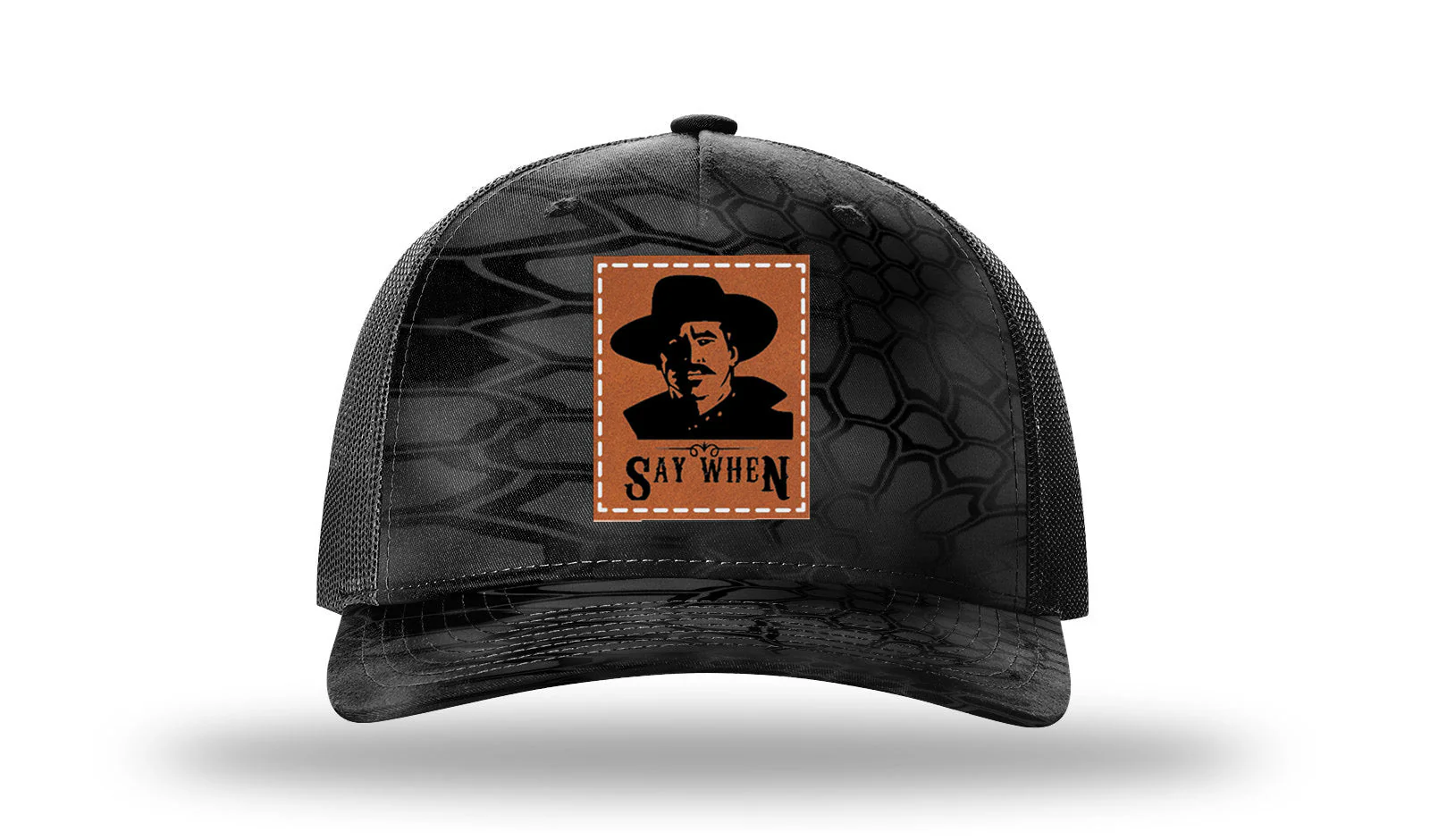 Say When 2 Leather Patch Richardson 112PFP Hat - Image 10