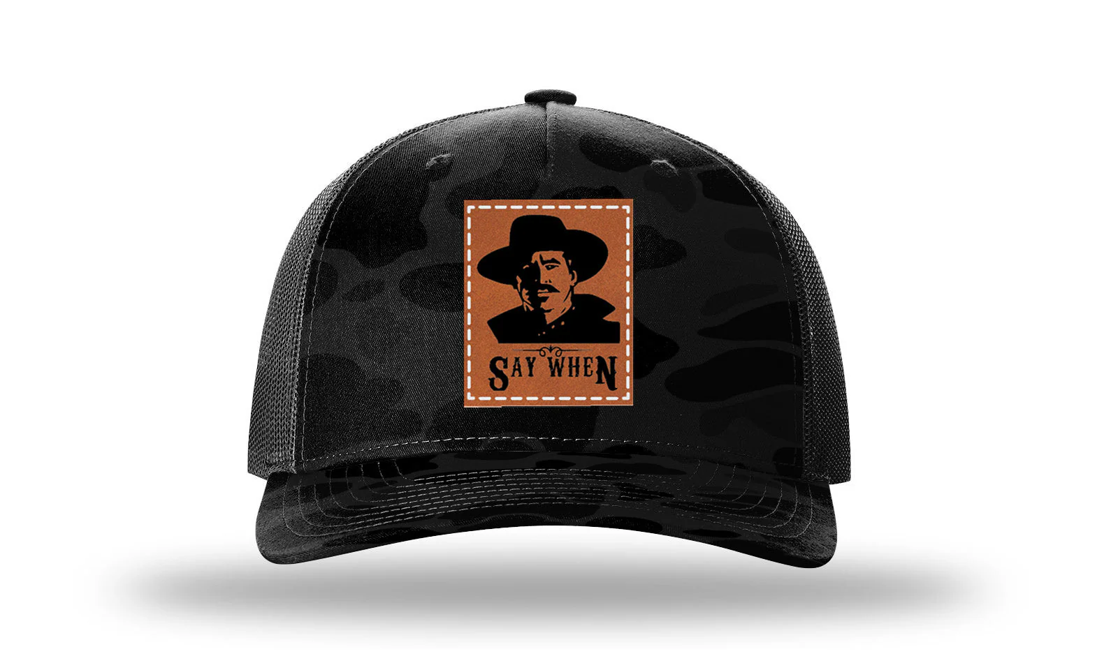 Say When 2 Leather Patch Richardson 112PFP Hat - Image 15
