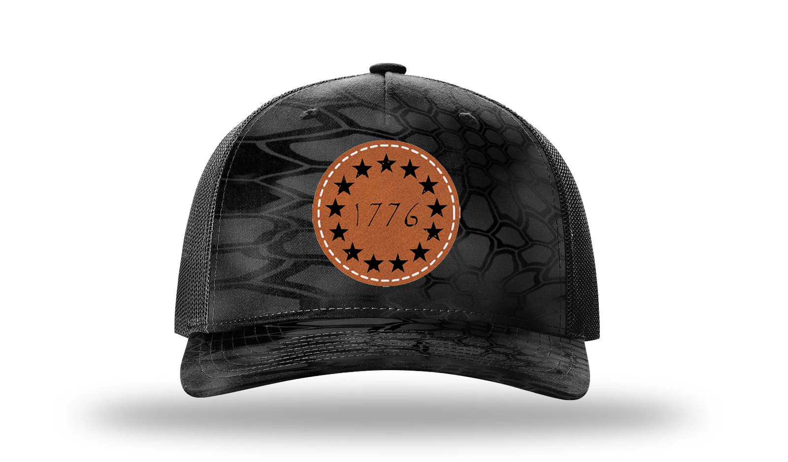 1776 Leather Patch Richardson 112PFP Hat - Image 10