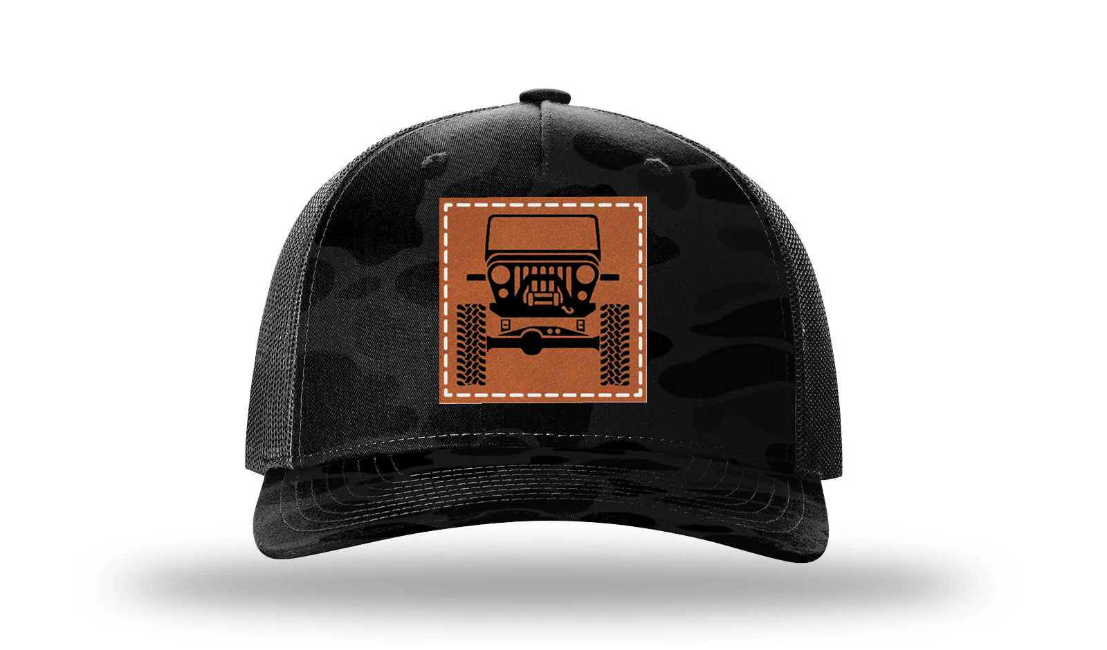 Jeep CJ Leather Patch Richardson 112PFP Hat - Image 15
