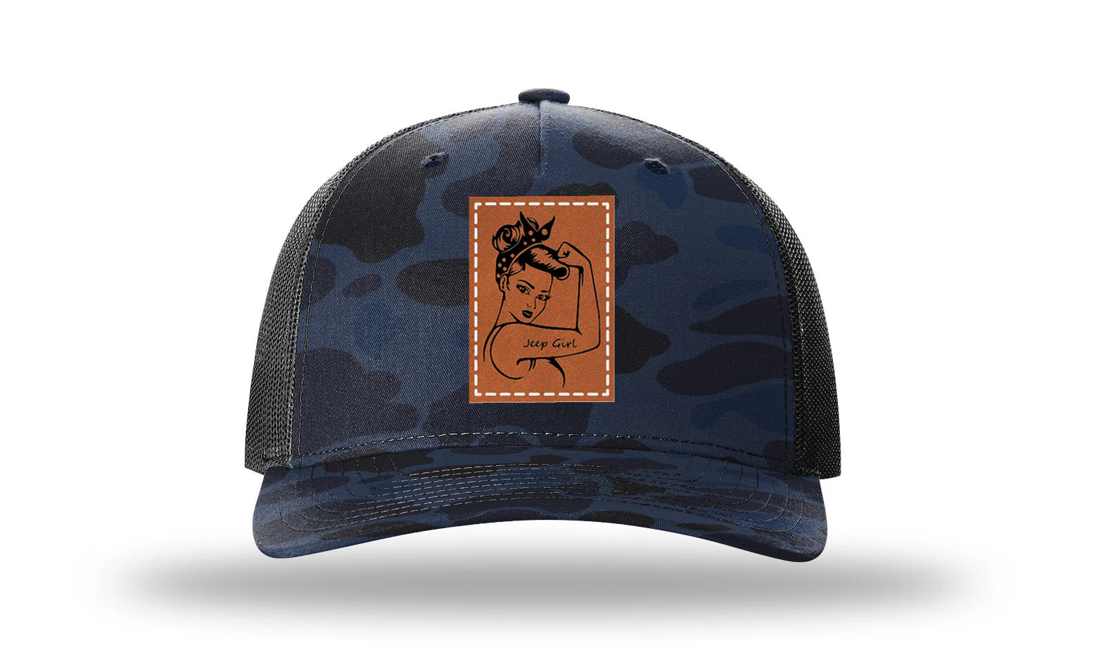Jeep Girl Leather Patch Richardson 112PFP Hat - Image 11