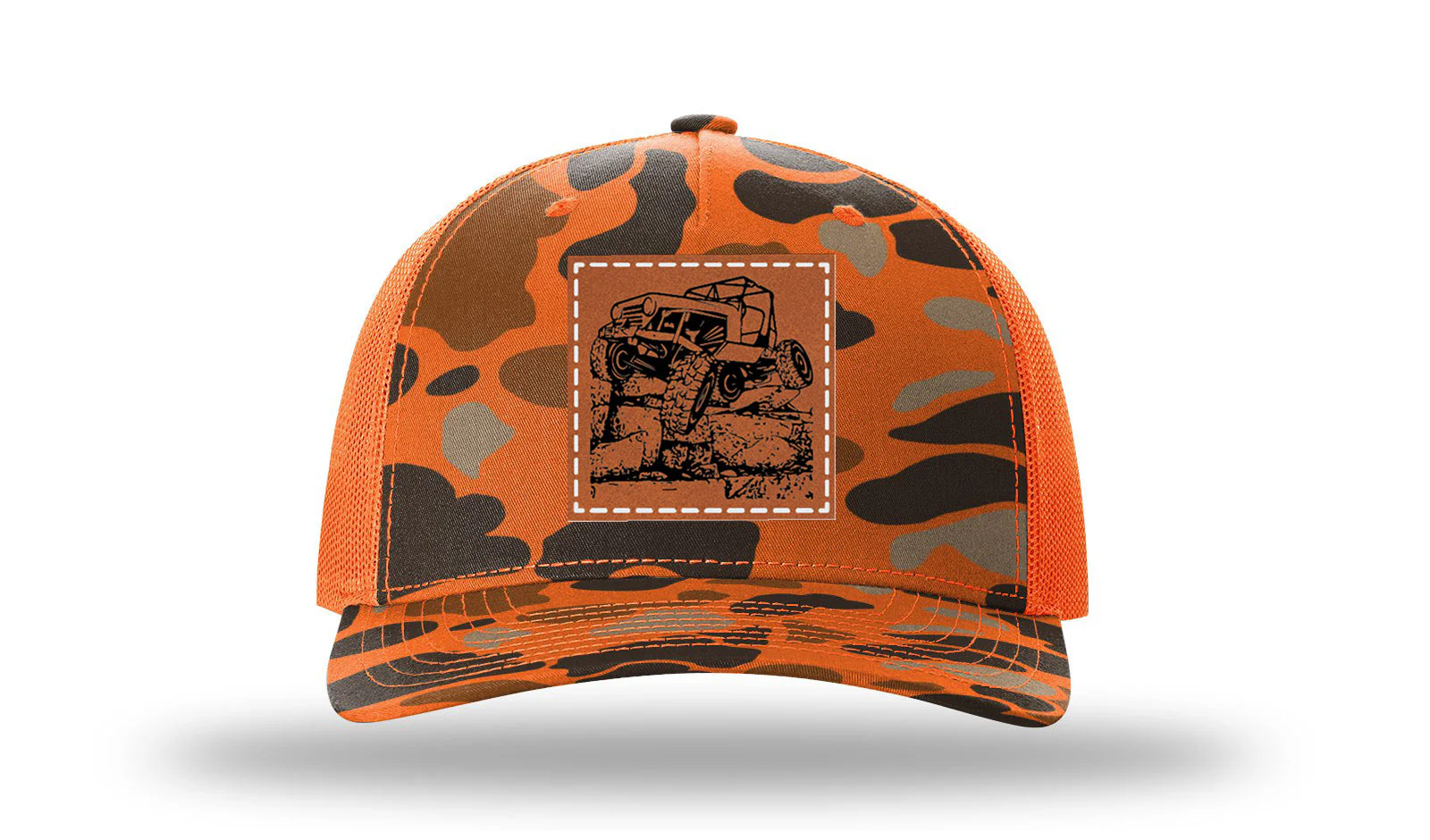 CJ Crawler Leather Patch Richardson 112PFP Hat - Image 3