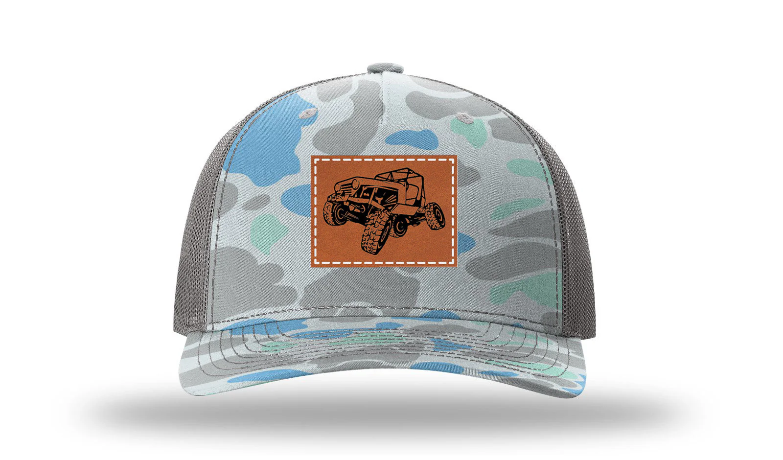 CJ Crawler No Rock Leather Patch Richardson 112PFP Hat - Image 16