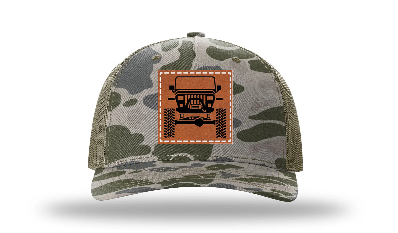 Jeep YJ Leather Patch Richardson 112PFP Hat