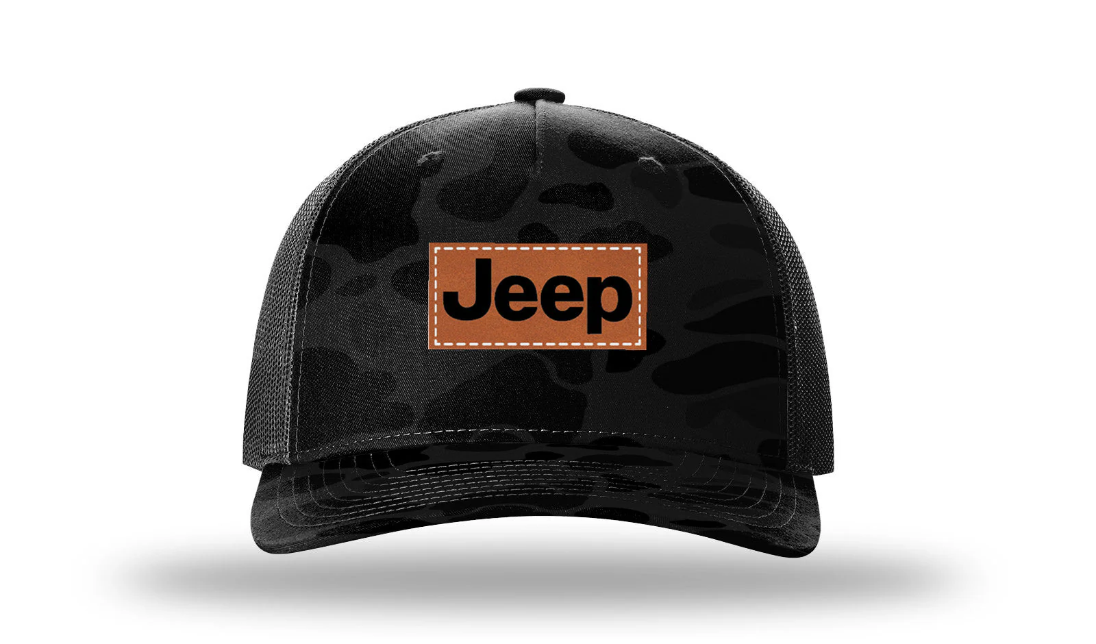 Jeep Leather Patch Richardson 112PFP Hat - Image 15