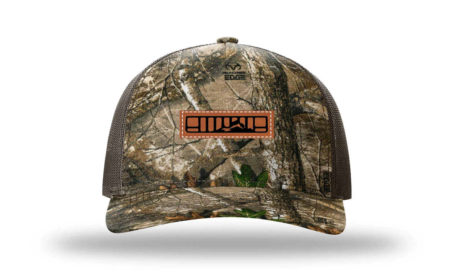 XJ Grill with Mountain Leather Patch Richardson 112PFP Hat - Image 13