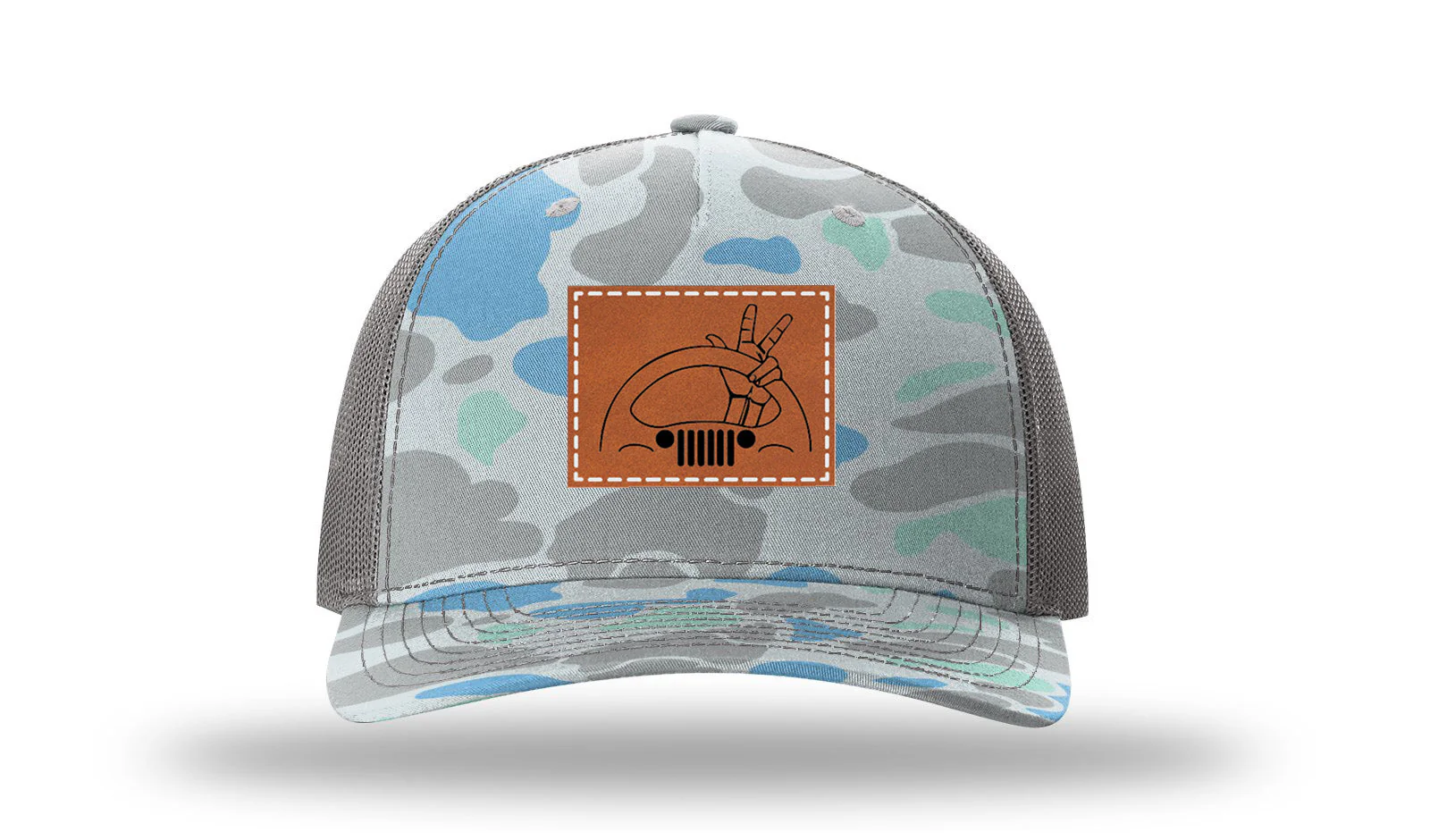 Jeep Wave 2 Leather Patch Richardson 112PFP Hat - Image 16