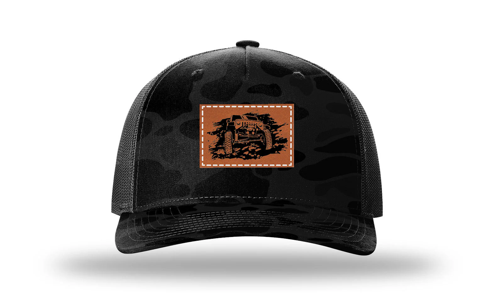 JK Crawler Leather Patch Richardson 112PFP Hat - Image 15
