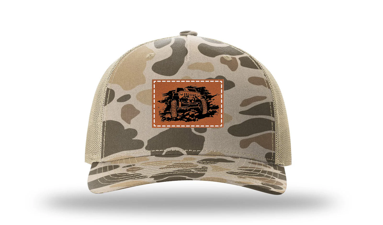 JK Crawler Leather Patch Richardson 112PFP Hat - Image 8