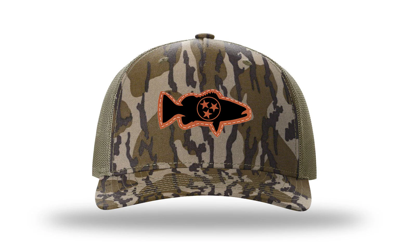 Tristar Bass Leather Patch Richardson 112PFP Hat - Image 12