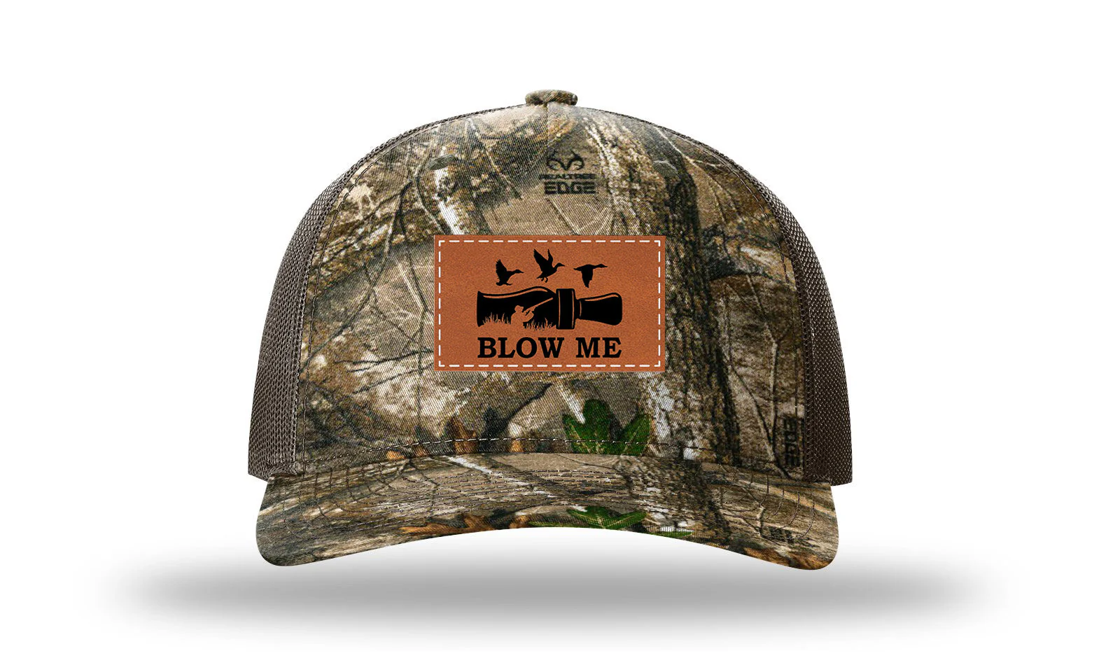 Blow Me Leather Patch Richardson 112PFP Hat - Image 13