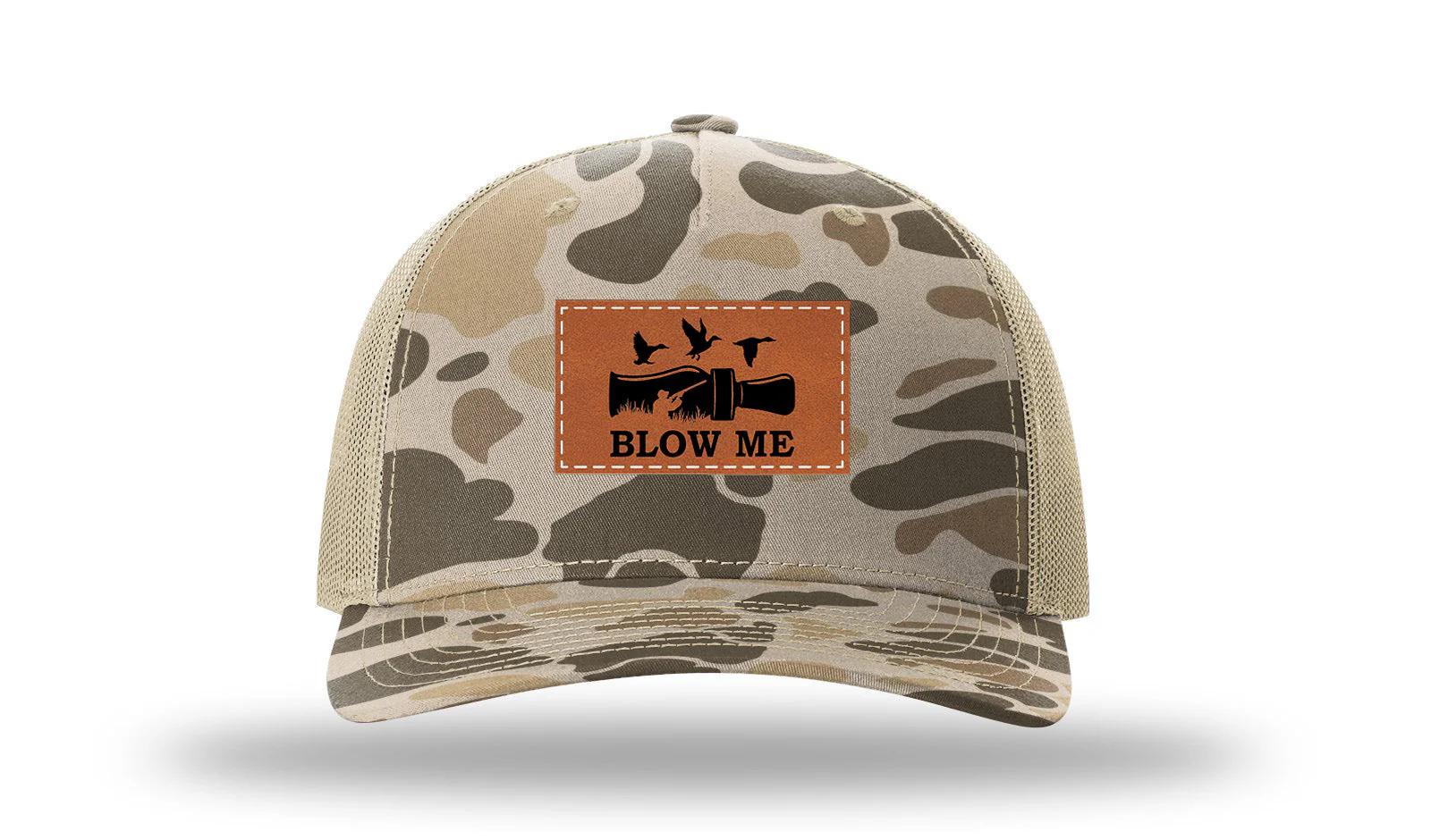 Blow Me Leather Patch Richardson 112PFP Hat - Image 8