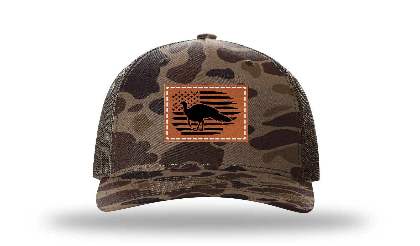 Turkey Flag Leather Patch Richardson 112PFP Hat - Image 2