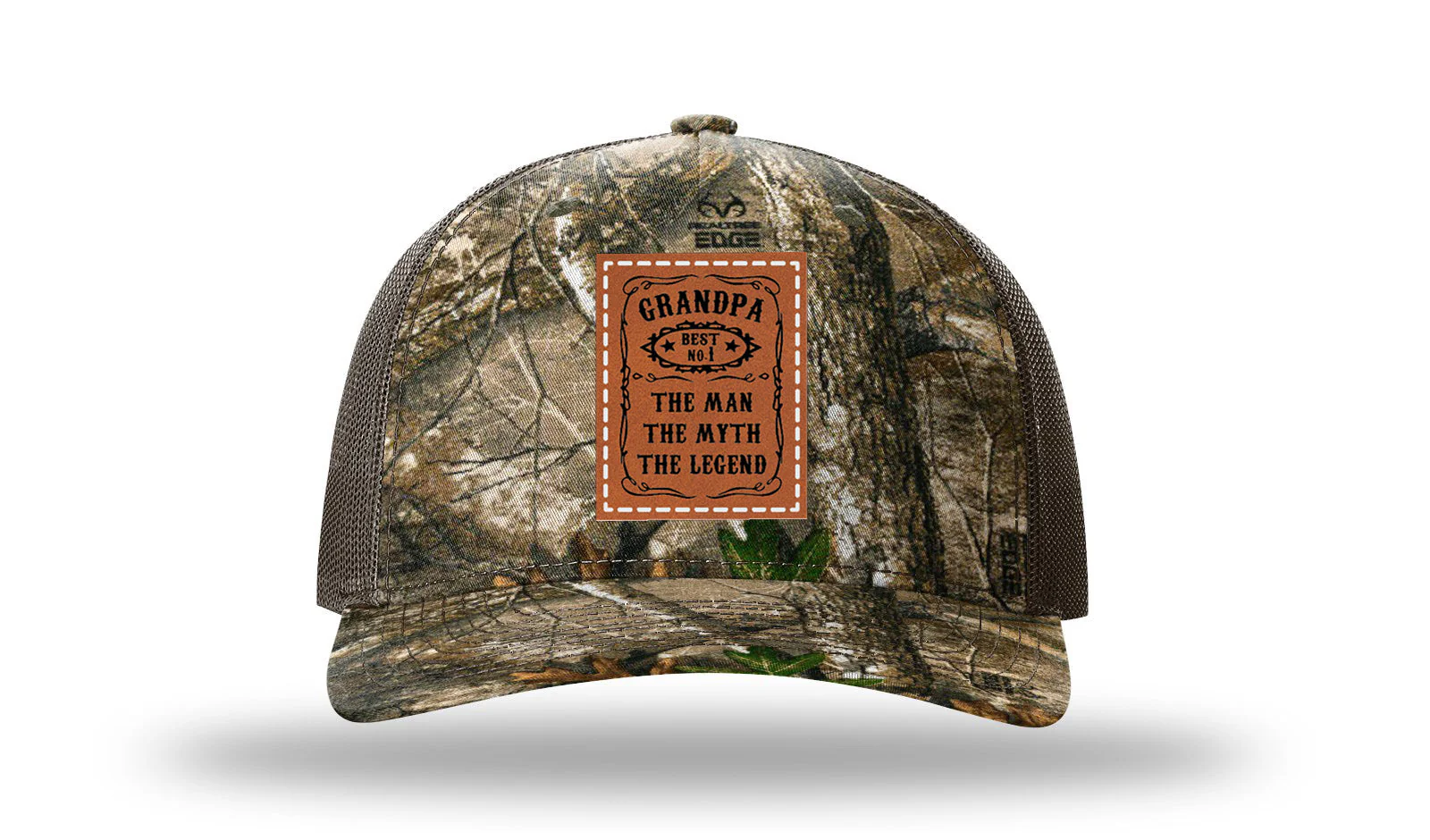 The Man, The Myth, The Legend Leather Patch Richardson 112PFP Hat - Image 13