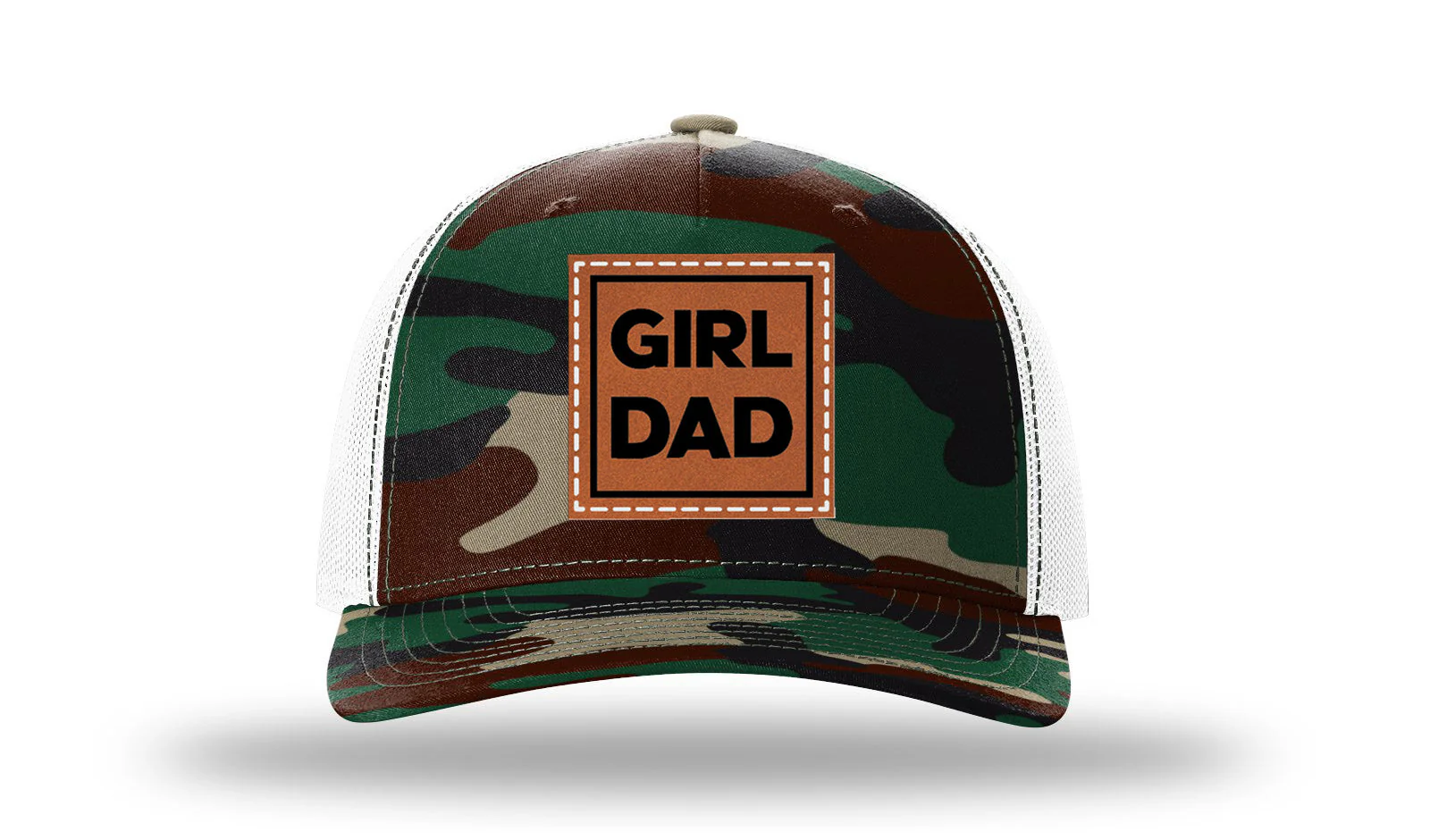 Girl Dad Leather Patch Richardson 112PFP Hat - Image 7